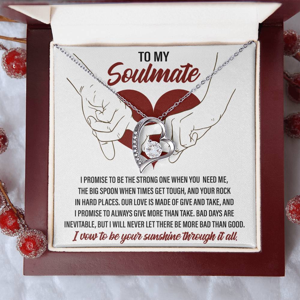 Soulmate-I Promise 2-Forever Love Necklace