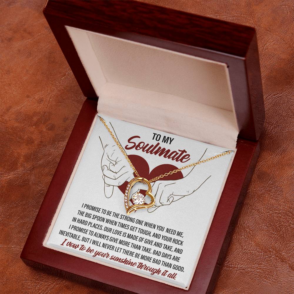 Soulmate-I Promise 2-Forever Love Necklace