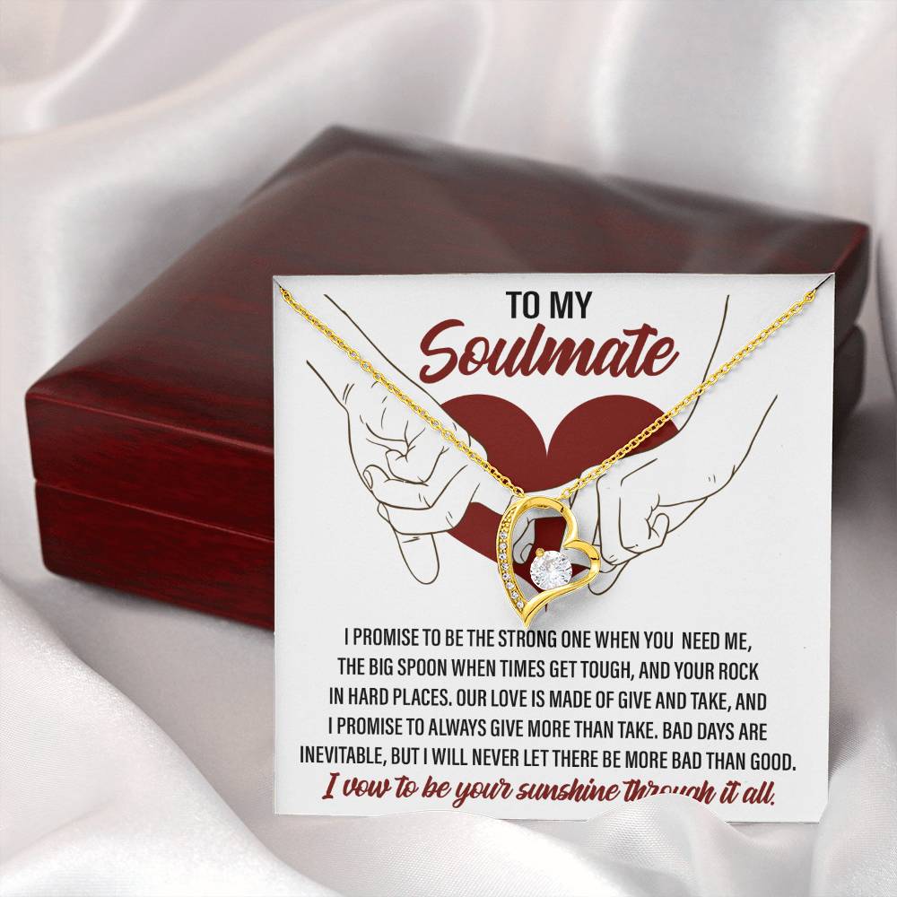 Soulmate-I Promise 2-Forever Love Necklace