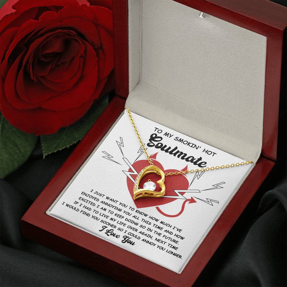 Soulmate-Annoy You Longer-Forever Love Necklace