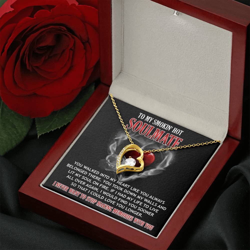 Soulmate-On Fire-Forever Love Necklace