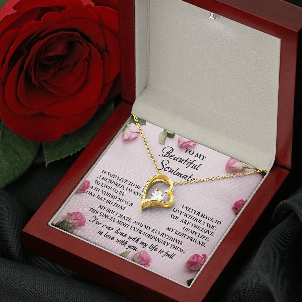 Soulmate-Fall In Love-Forever Love Necklace