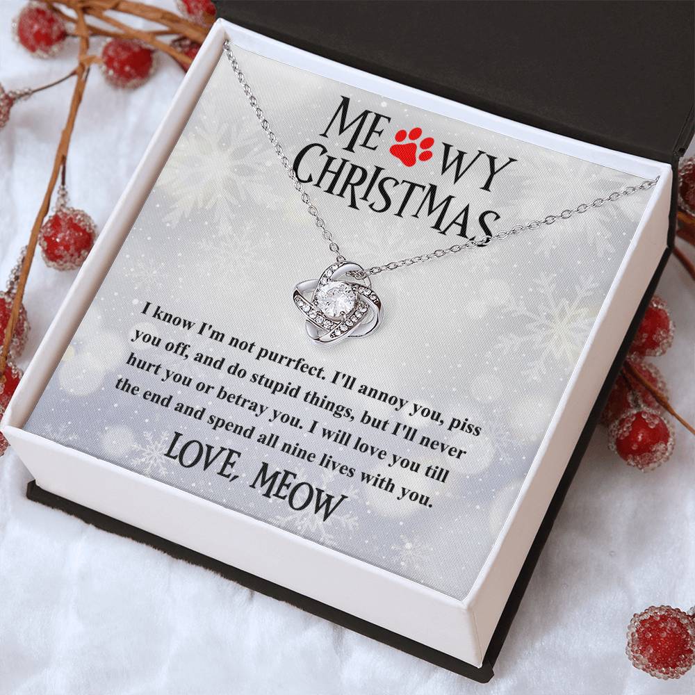 Cat-Meowy Christmas-Love knot