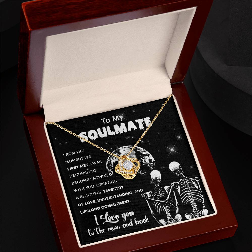 Soulmate-Tapestry of Love-Love Knot Necklace