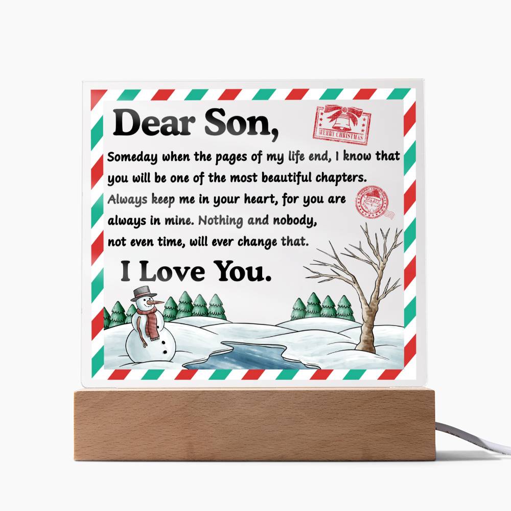 Son-Beautiful Chapters-Acrylic Square