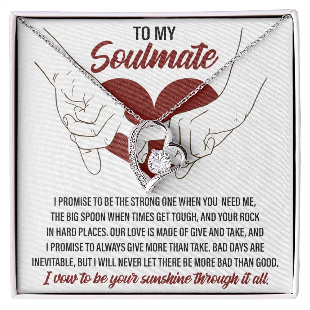 Soulmate-I Promise 2-Forever Love Necklace