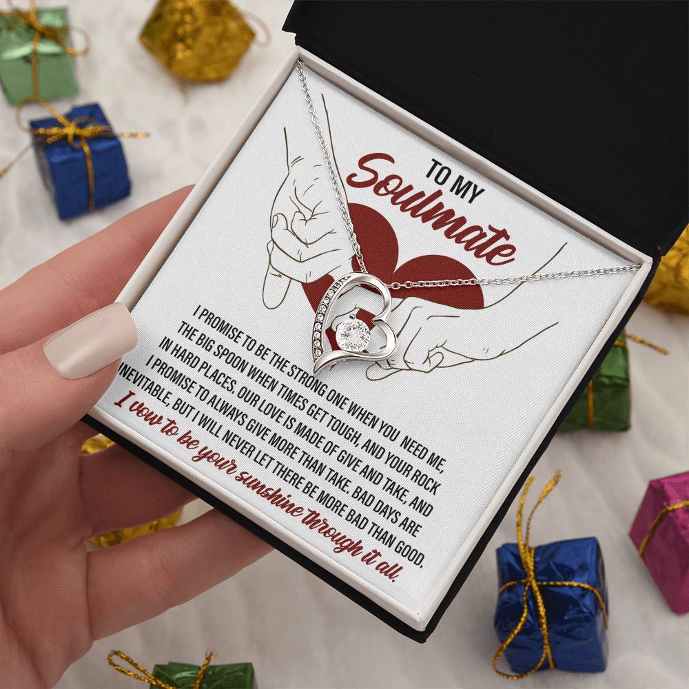 Soulmate-I Promise 2-Forever Love Necklace