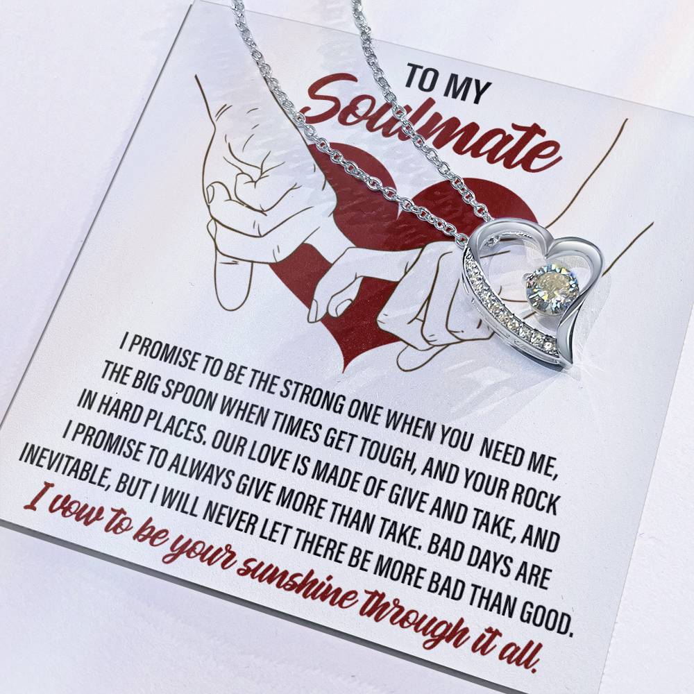 Soulmate-I Promise 2-Forever Love Necklace