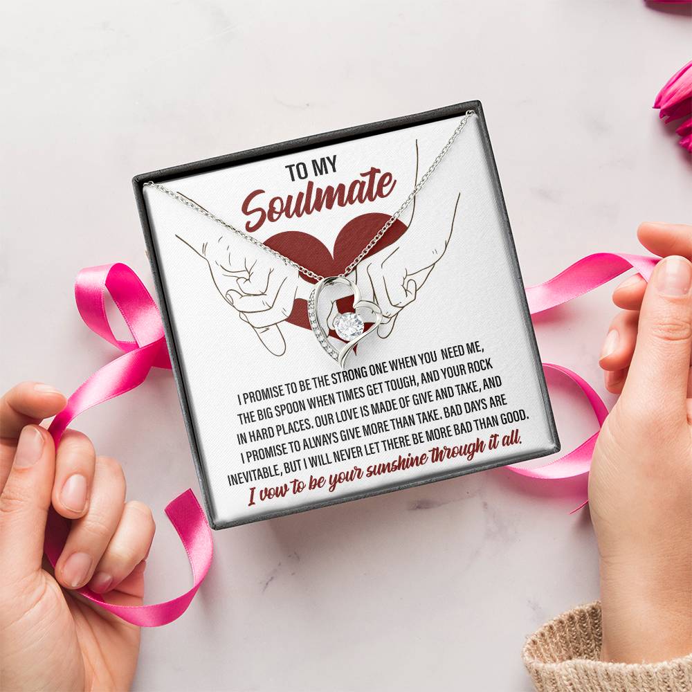 Soulmate-I Promise 2-Forever Love Necklace