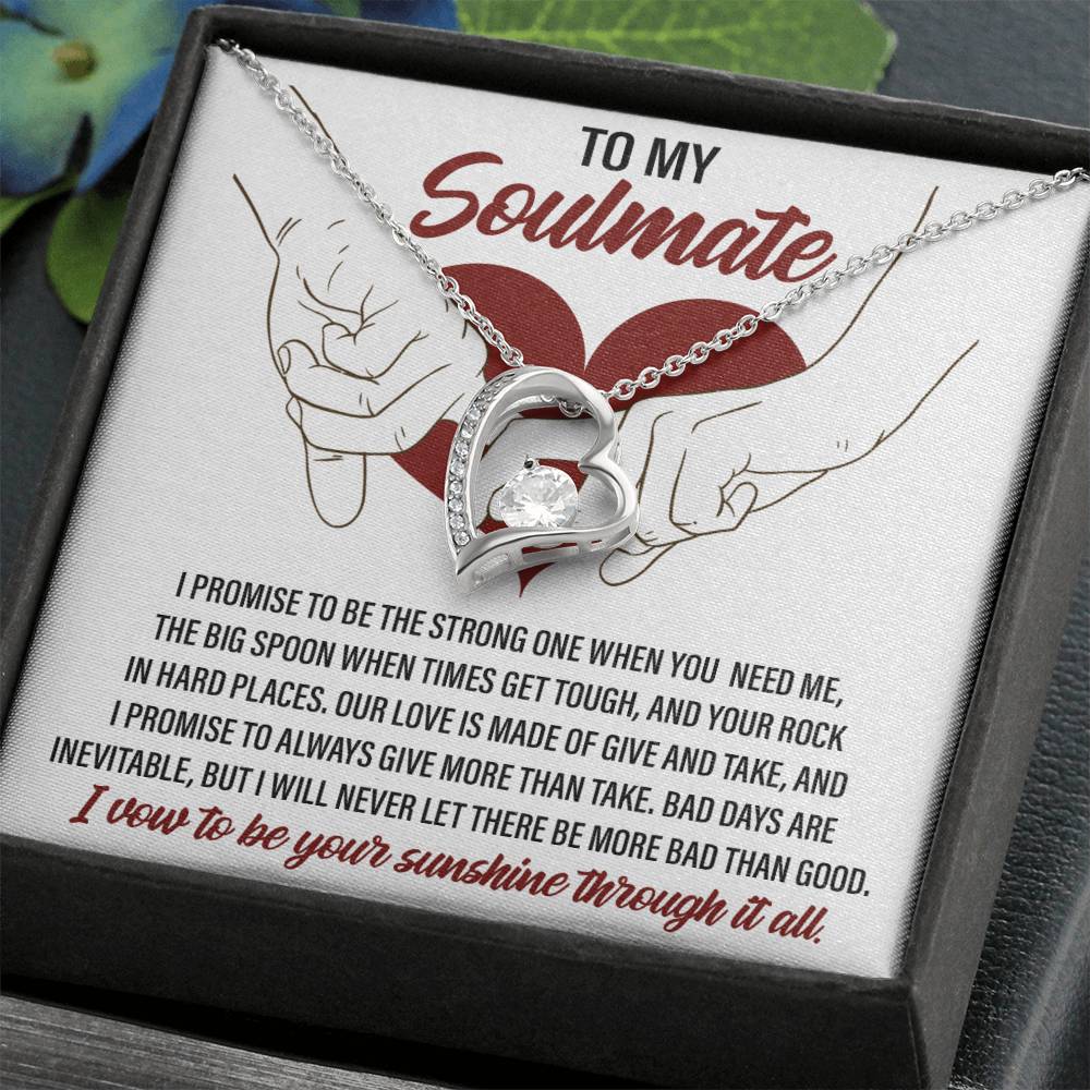 Soulmate-I Promise 2-Forever Love Necklace