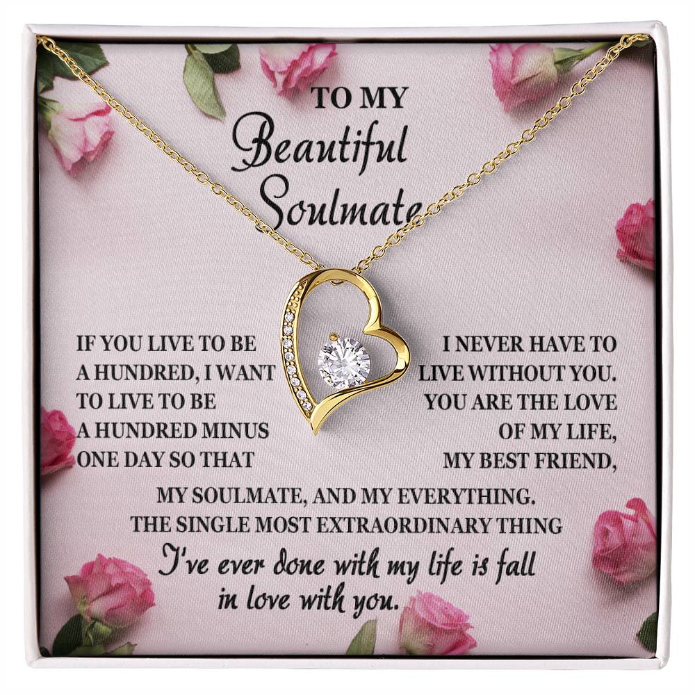 Soulmate-Fall In Love-Forever Love Necklace