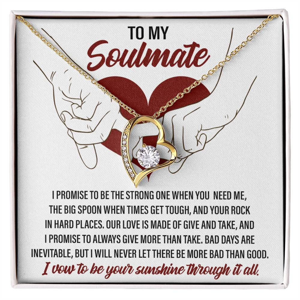 Soulmate-I Promise 2-Forever Love Necklace