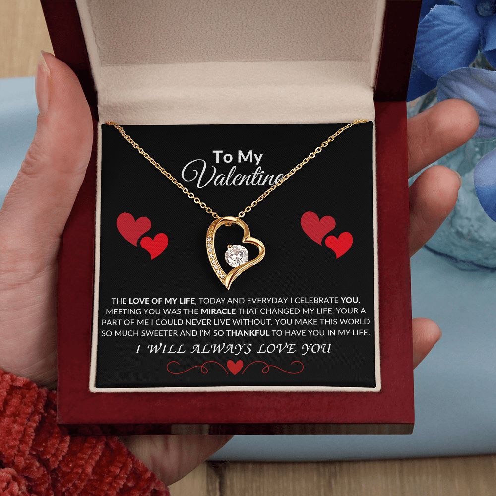 Forever Love Necklace/ To My Valentine