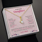 My Lovely Daughter | I am here for you - Alluring Beauty necklace