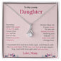 My Lovely Daughter | I am here for you - Alluring Beauty necklace