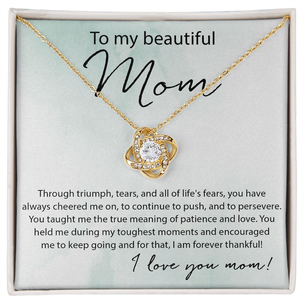 Love Knot Necklace-Beautiful Mom