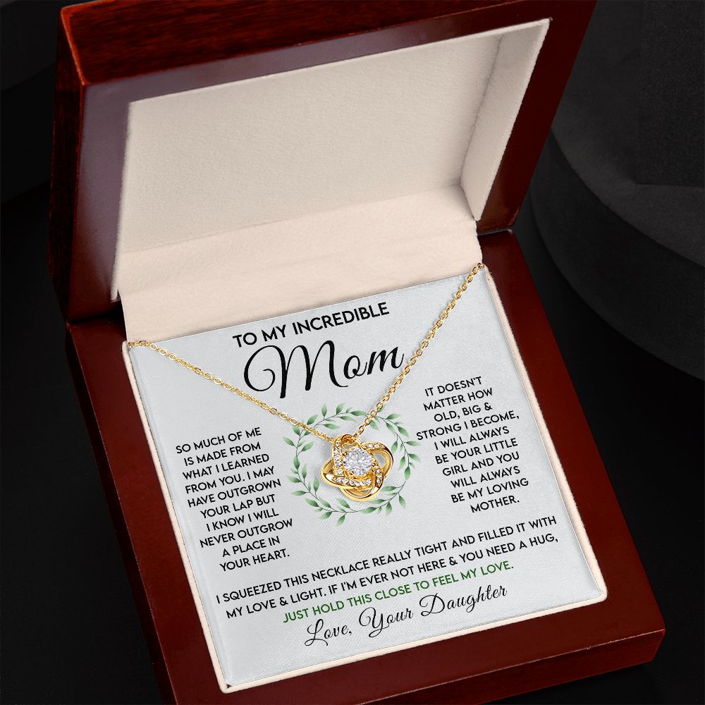 Love Knot Necklace-Incredible Mom