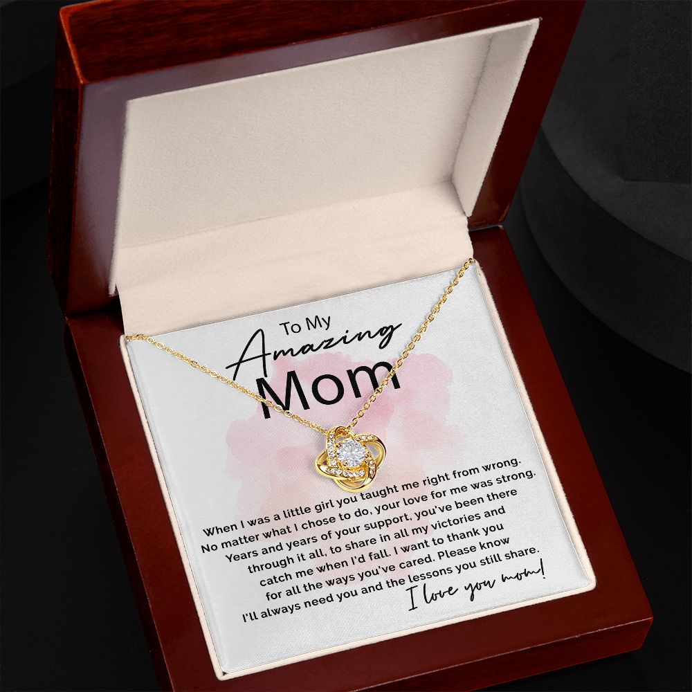 Love Knot Necklace-Amazing Mom