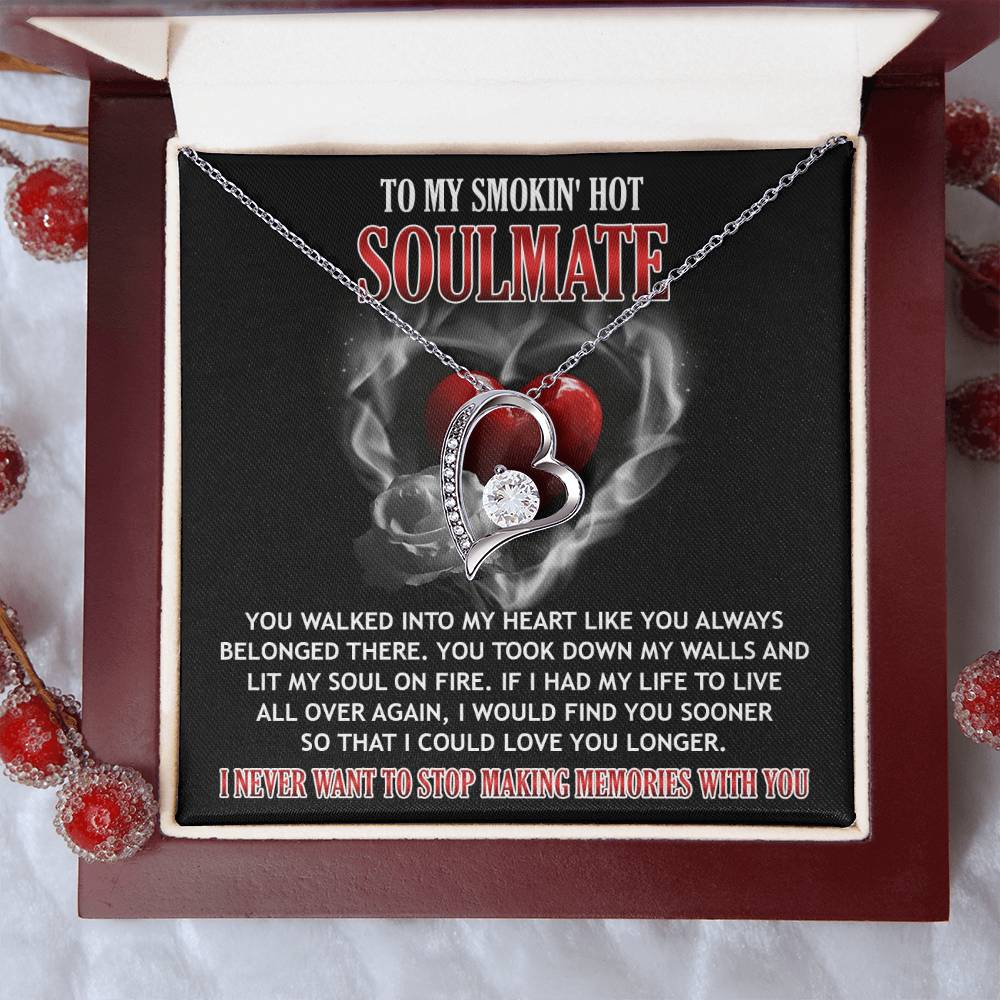 Soulmate-On Fire-Forever Love Necklace