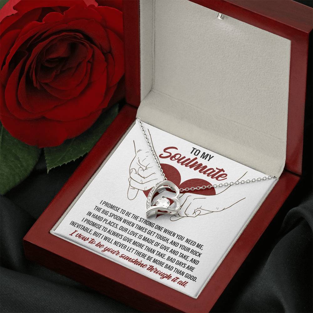 Soulmate-I Promise 2-Forever Love Necklace