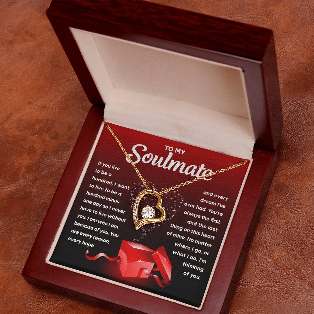 Soulmate-Without You-Forever Love Necklace
