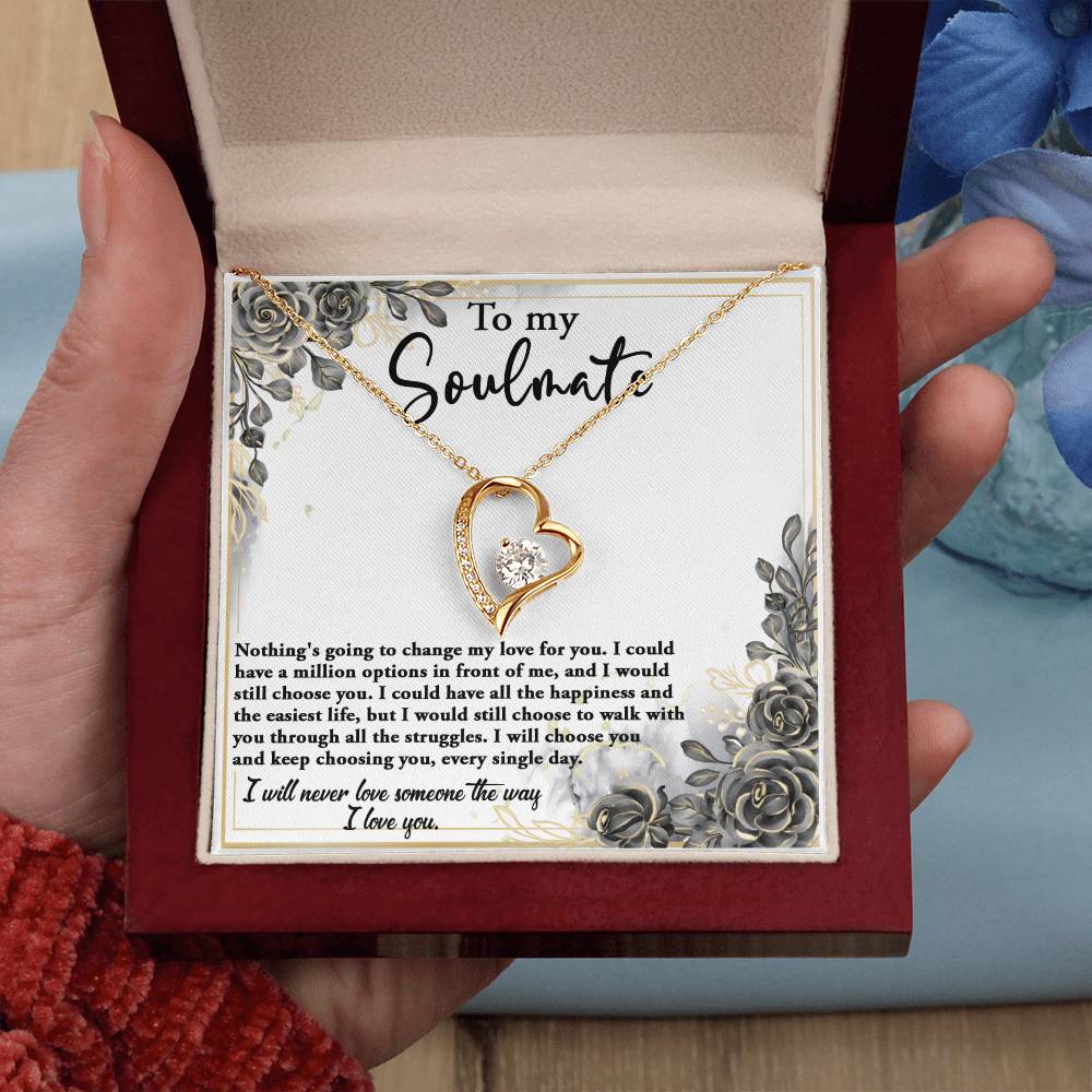 Soulmate-Keep Choosing You-Forever Love Necklace
