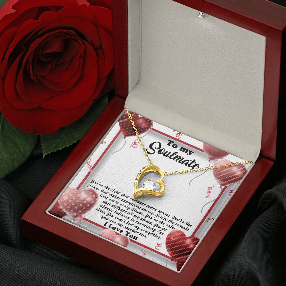 Soulmate-My Number One-Forever Love Necklace