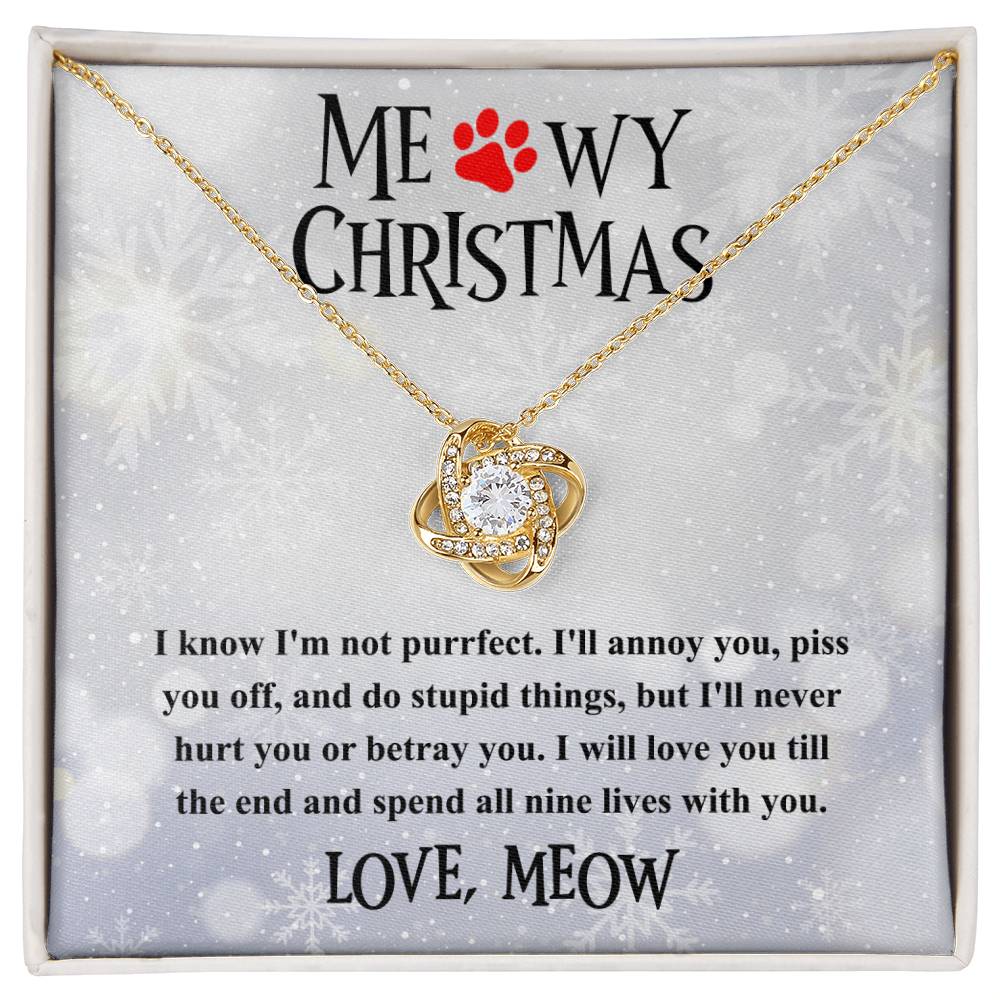 Cat-Meowy Christmas-Love knot