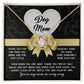 Dog Mom-In Every Way-Love knot Necklace