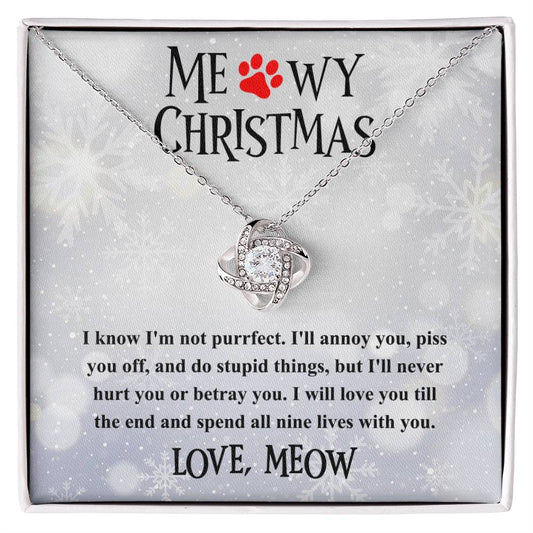 Cat-Meowy Christmas-Love knot