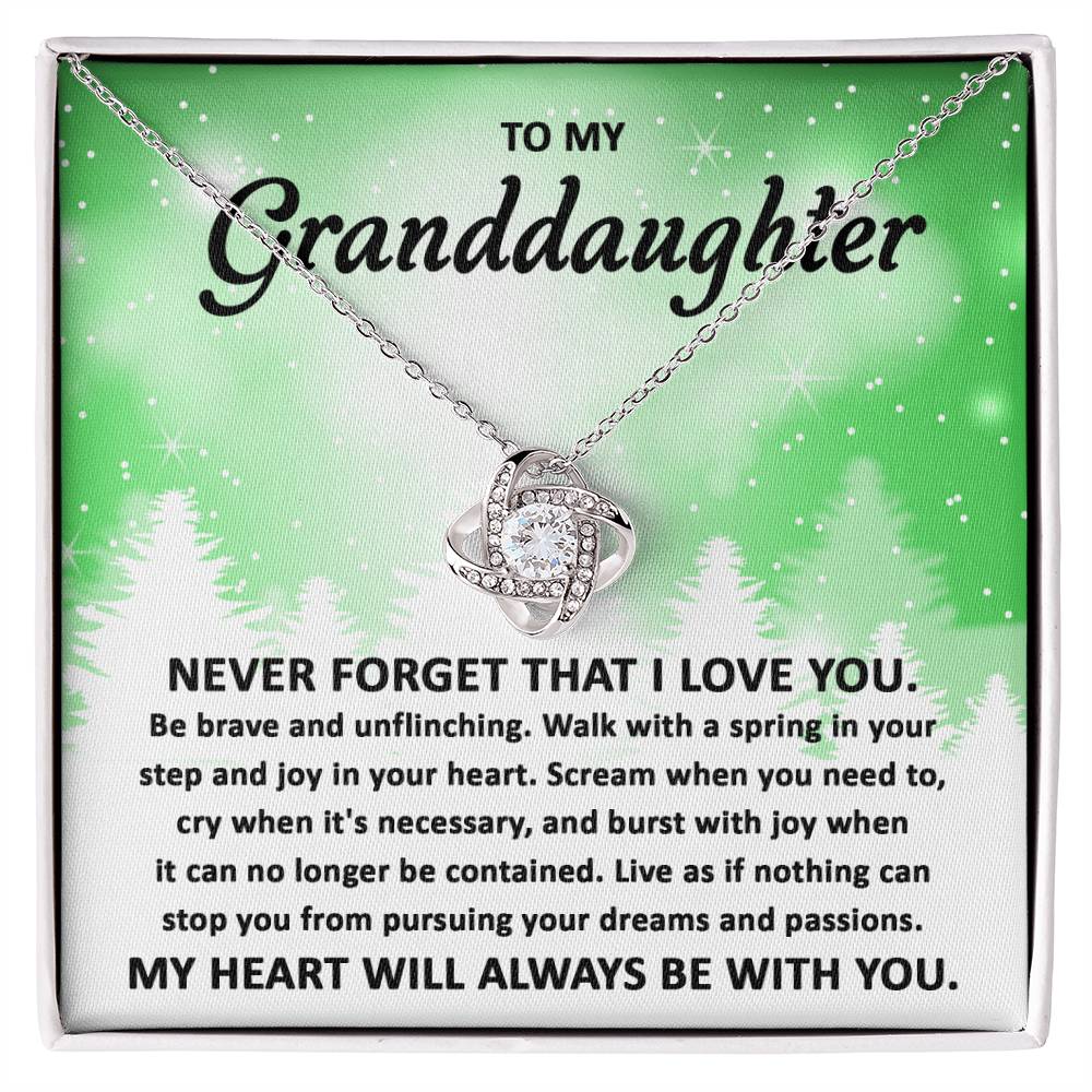 Granddaughter-Pursuing Your Dreams-Love Knot