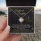 Mother Daughter-Part Of Me-Love Knot Necklace
