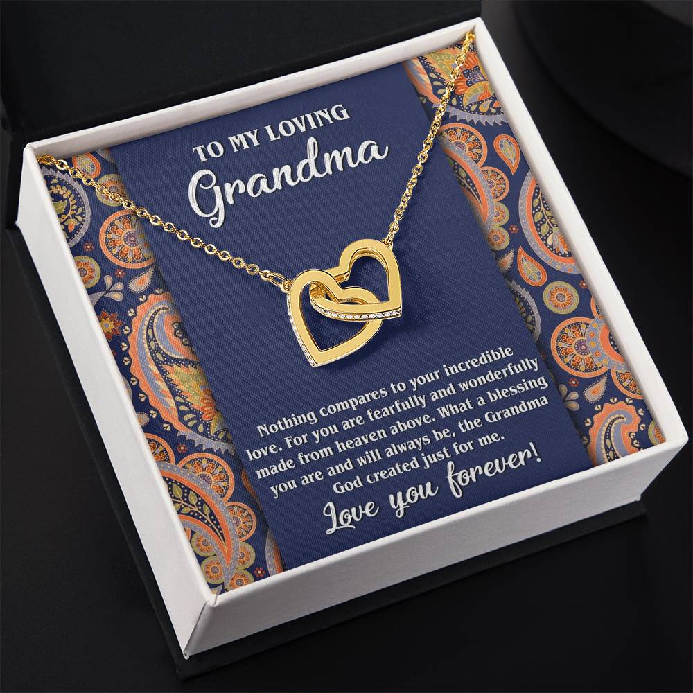 Grandma-Just For Me-Interlocking Hearts