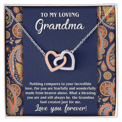 Grandma-Just For Me-Interlocking Hearts