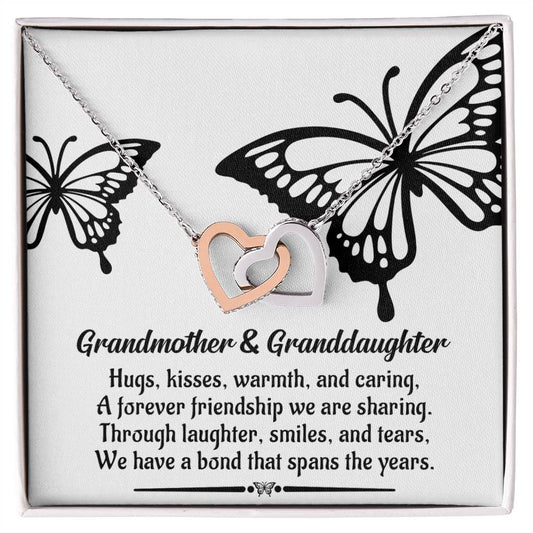 Grandma Granddaughter-A Bond-Interlocking Hearts