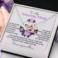 Mom-Forever Grateful-Interlocking Hearts Necklace