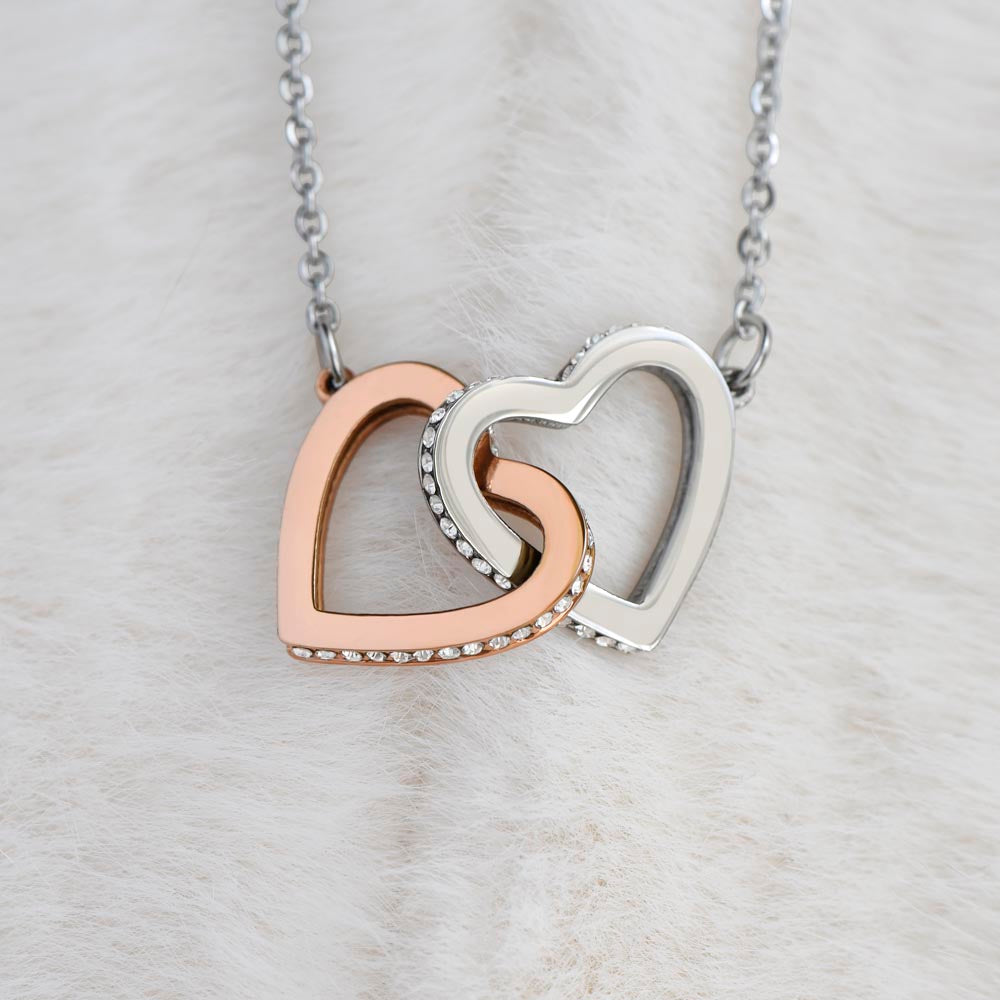 Mother In Law-Do For Us-Interlocking Hearts Necklace