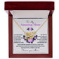 Mom-Forever Grateful-Interlocking Hearts Necklace
