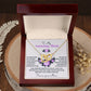Mom-Forever Grateful-Interlocking Hearts Necklace