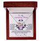 Mom-Forever Grateful-Interlocking Hearts Necklace
