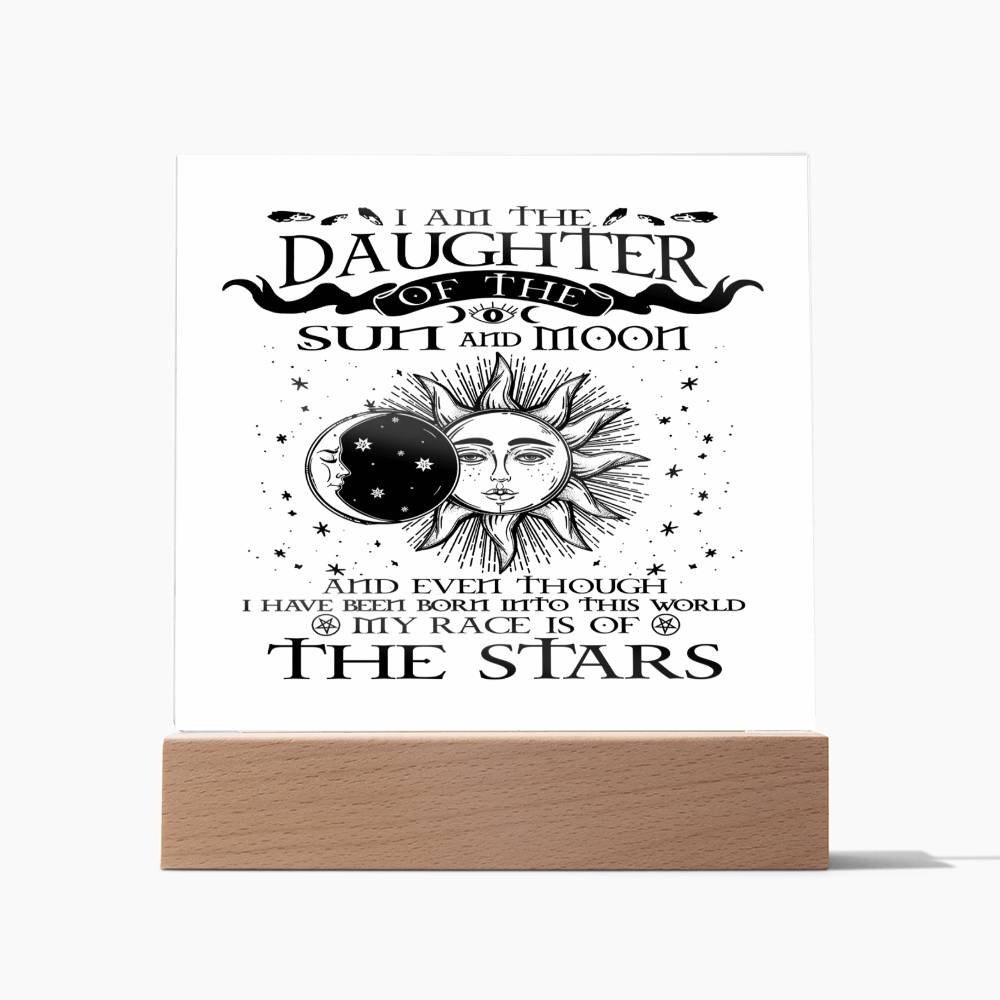 Daughter of Sun and Moon-Acrylic Square
