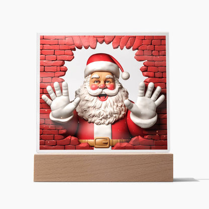 Christmas-Santa Claus 3D-Acrylic