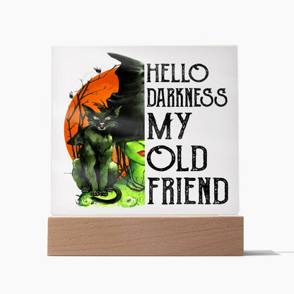 Hello Darkness-Old Friend-Acrylic Square