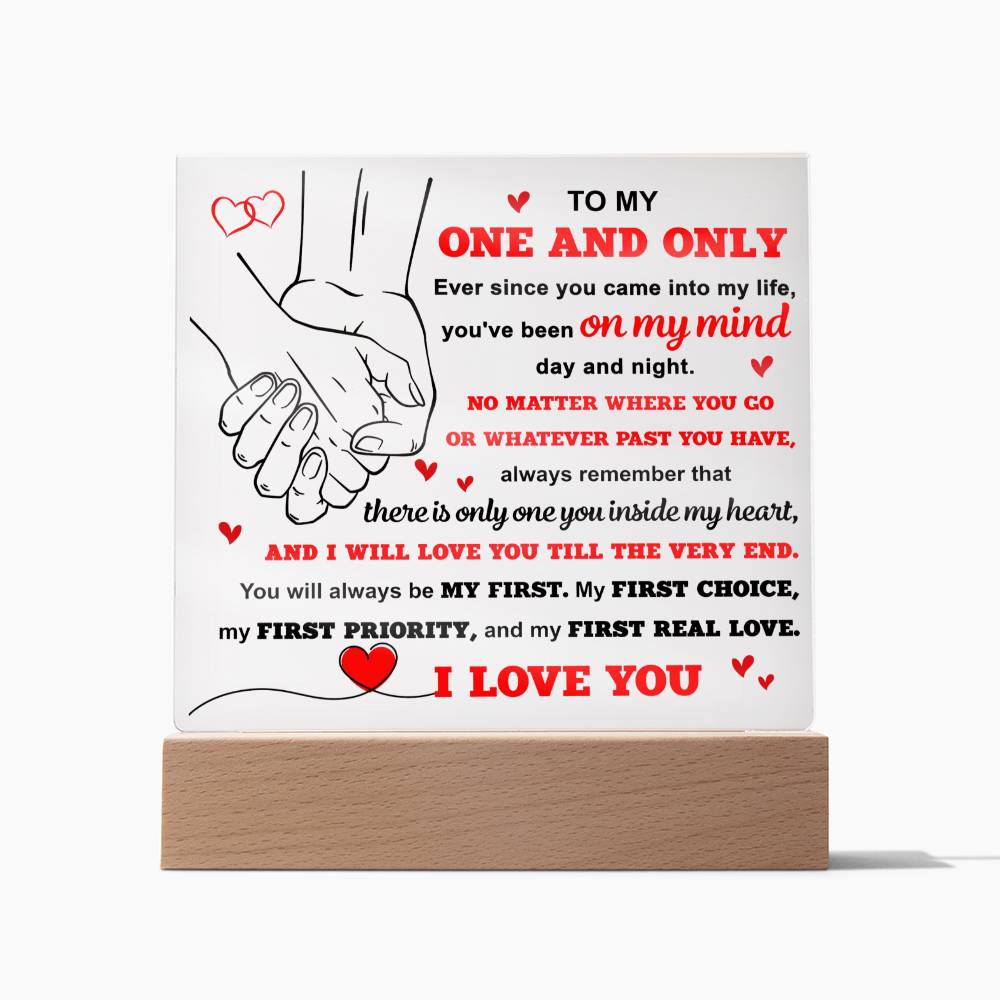 One And Only-Only One-Acrylic Square