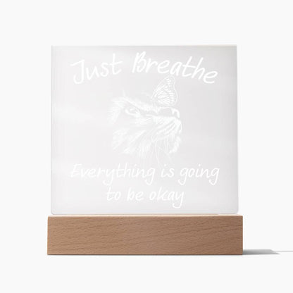 Just Breath-Acrylic Square