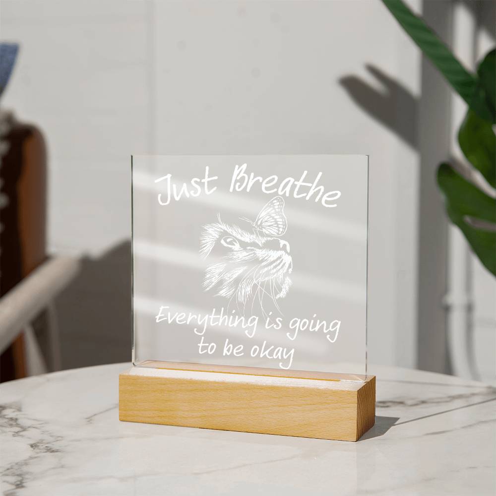 Just Breath-Acrylic Square