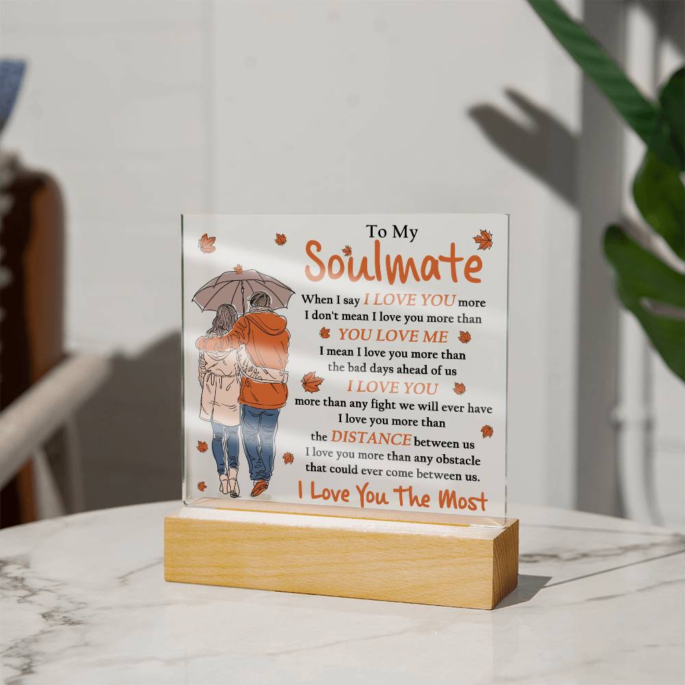 Soulmate-Love You Most-Acrylic Square