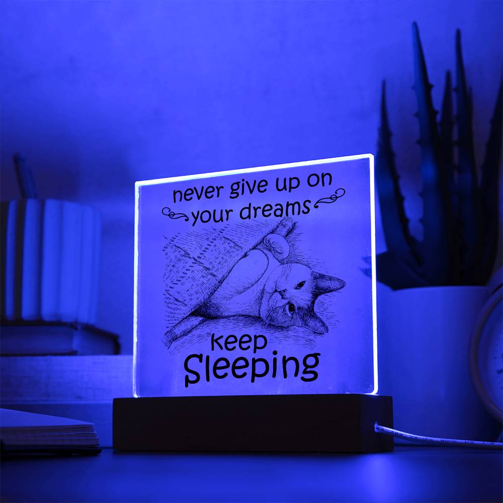 Keep Sleeping-Acrylic