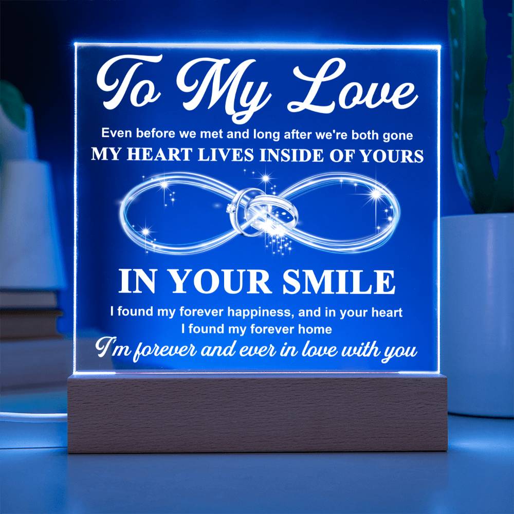My Love-Forever Home-Acrylic Square