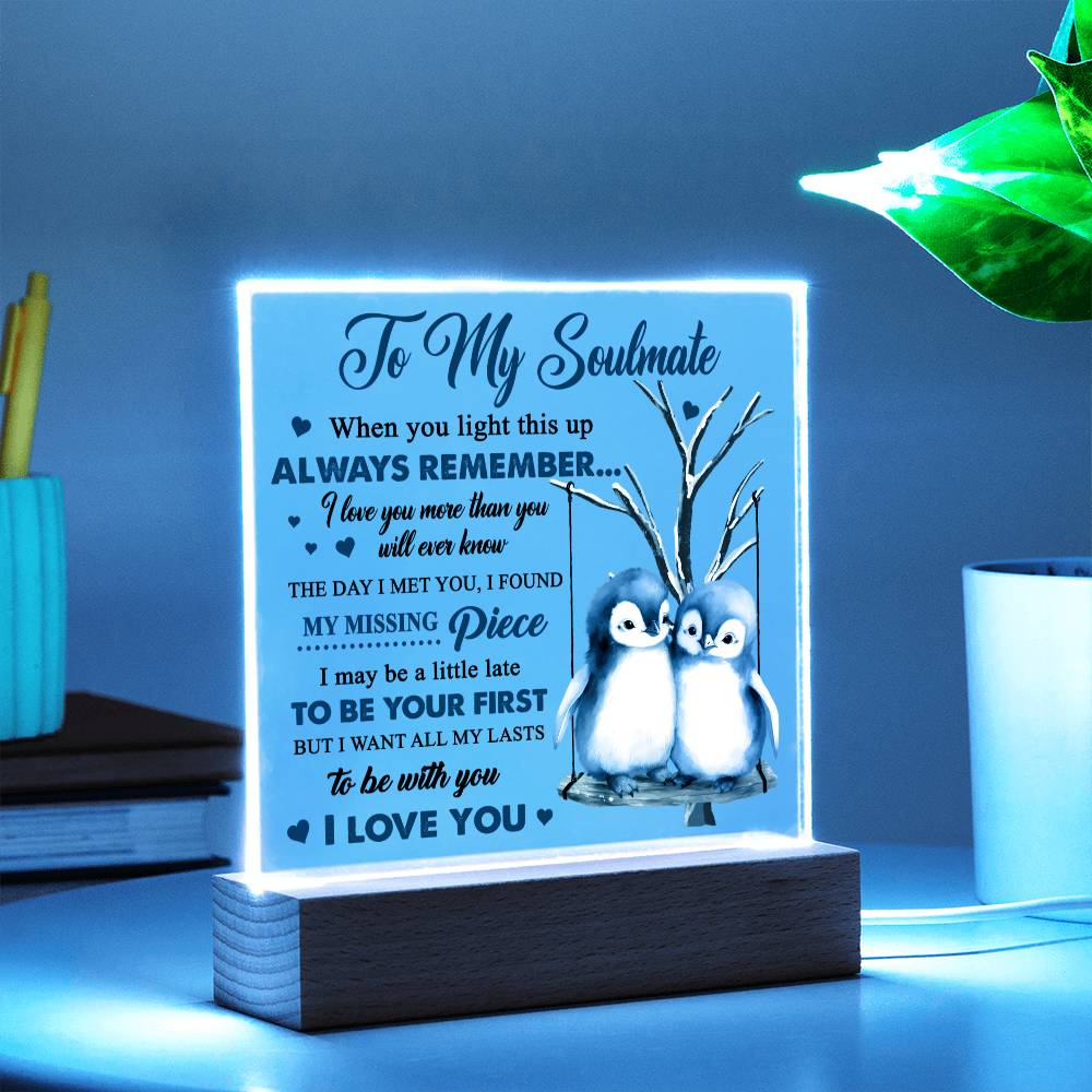 My Soulmate-Love You More-Acrylic Square